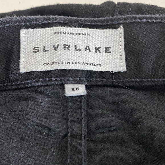 SLVRLAKE Devon Relaxed Straight Jeans Size 26 black - Picture 8 of 13